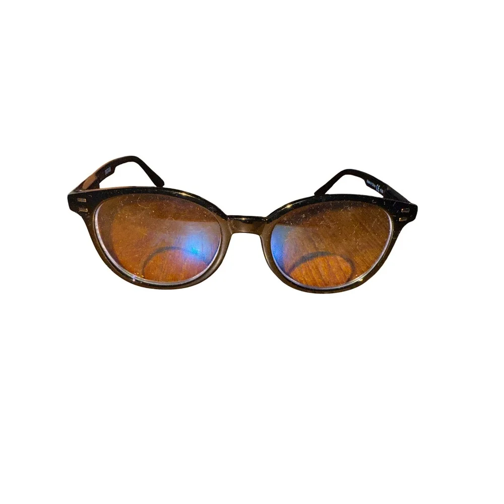 Round Eyeglasses SIGVAN +3.00 Black‎ Frame Reading Glasses Women's Fashion